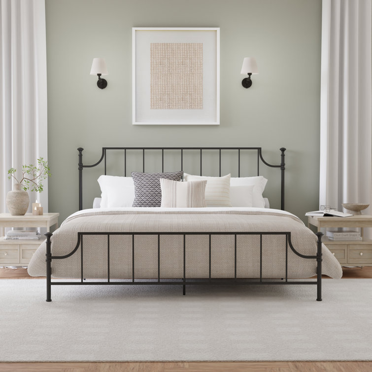 Mainstays farmhouse deals metal bed